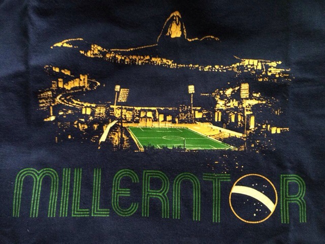 WM T-Shirt Brasilien St. Pauli Millerntor, baretta