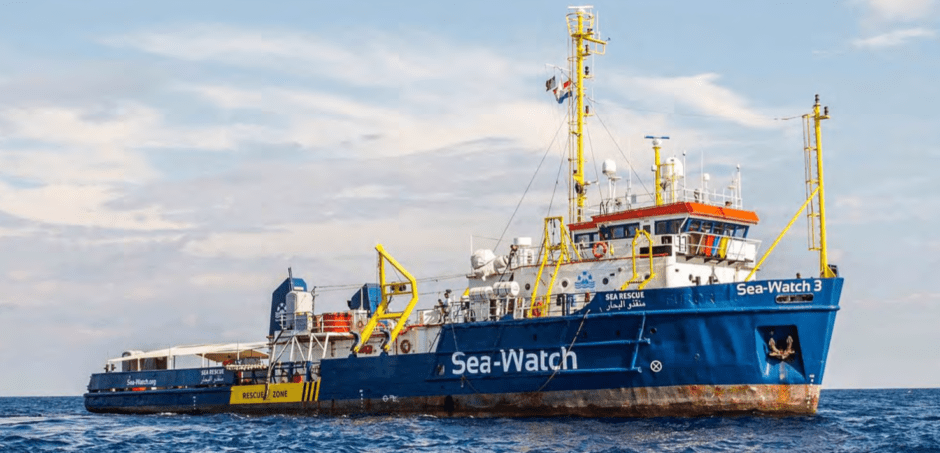 Sea Watch Rettungsschiff. Foto: Sea Watch