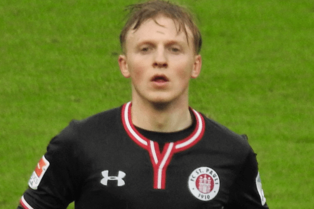 Mats Möller Daehli im Trikot des FC St.Pauli